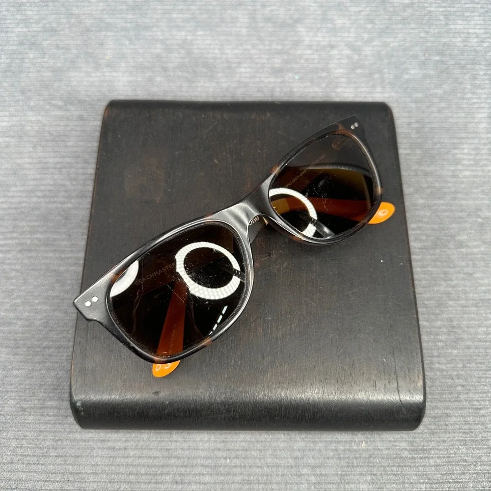 TOMS Beachmaster Tortoise Polarized y2k Sunglasses S001U-007-04P Brown Lens vtg